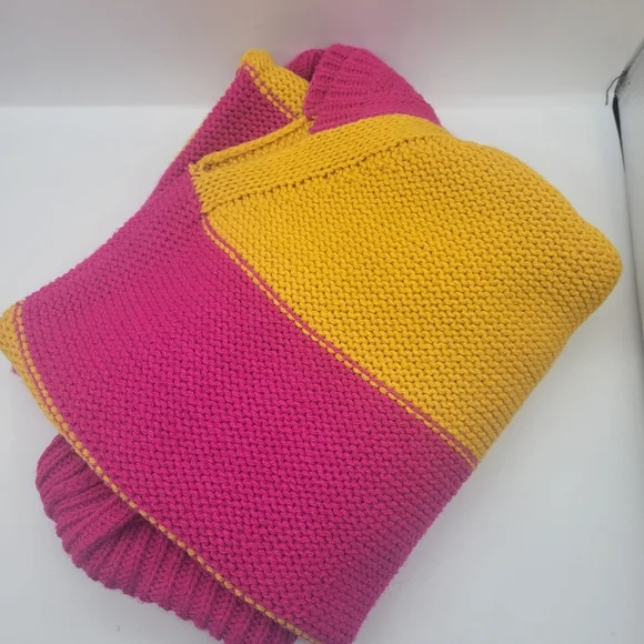 Ashley by 26 International Knee Sleeveless Dress Knitted Sleeveless Pink Orange - Picture 10 of 10